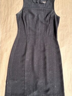 Accomplice Black Sparkle Dress - Made in Canada